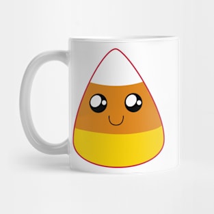 Another Cute Happy Candy Corn (Bright Green) Mug